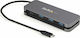 StarTech USB 3.0 4-Port Hub with USB-C Connection Silver