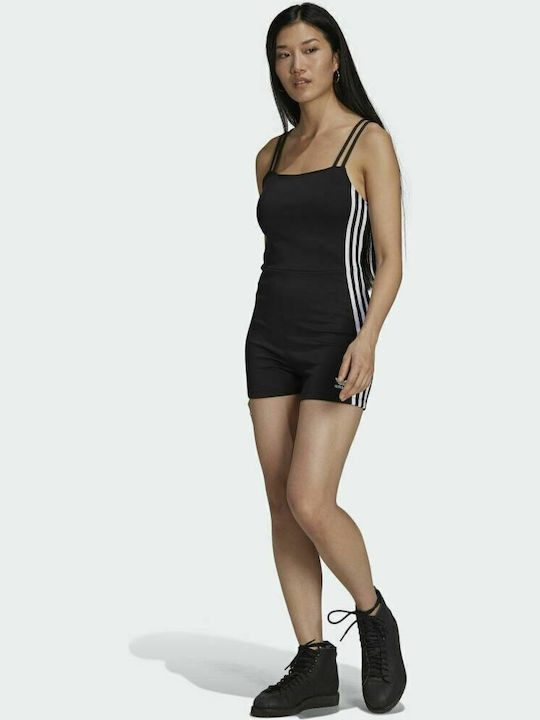 Adidas Originals Γυναικείο Ολόσωμο Σορτς Μαύρο