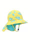 Zoocchini Kids' Hat Fabric Sunscreen Seal Yellow