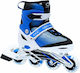SMJ Sport BS-901MA Inline Αυξομειούμενα Rollers Μπλε/Λευκά Παιδικά