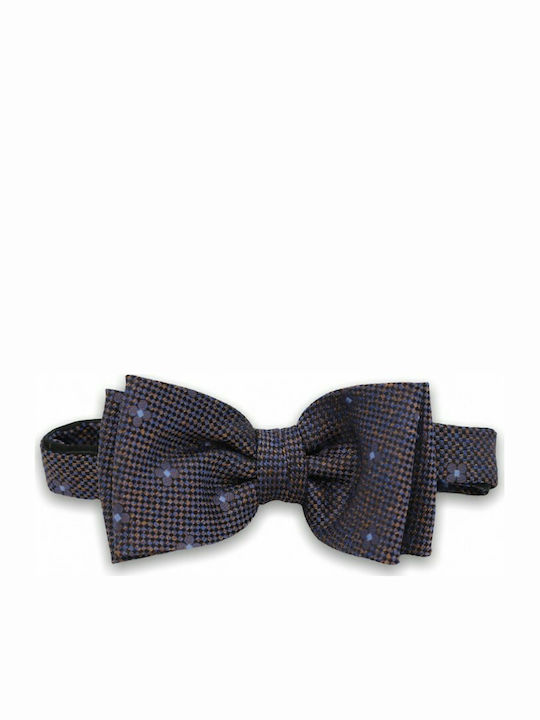 Bow Tie Set Blue/ Brown Floral