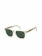 David Beckham Men's Sunglasses with Beige Plastic Frame and Green Lens DB 1062/S HAM/QT