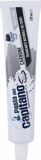 Pasta del Capitano Charcoal Οδοντόκρεμα με Ενεργό Άνθρακα για Λεύκανση 75ml