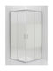 Crown 4000N Cabin for Shower with Sliding Door 70x100x185cm Serigrafato Chrome