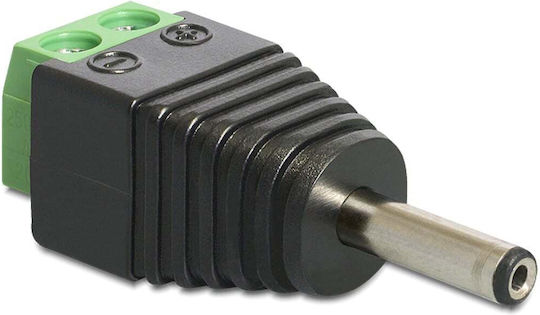 DeLock Βύσμα DC male Μαύρο 65434