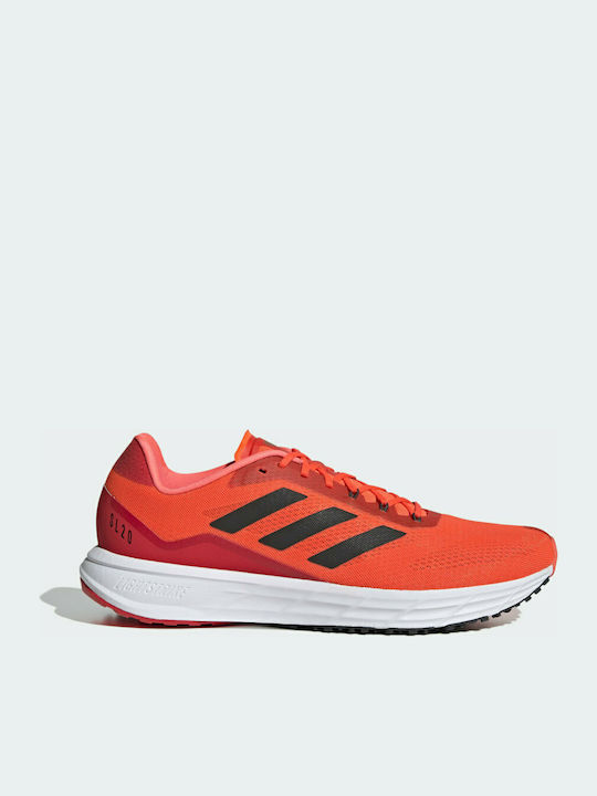 Adidas SL20.2 Ανδρικά Αθλητικά Παπούτσια Running Solar Red / Core Black / Carbon