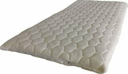 Strom Eco Single Bed Memory Foam Mattress Topper Memory 3 + Aloe Vera with Aloe Vera & Removable Cover 100x190cm