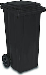 Green City International Plastic Coș de gunoi Deșeuri Coșuri de gunoi cu roți 120lt Gri Green City International Plastic Coș de gunoi Deșeuri Coșuri de gunoi cu roți 120lt Gri