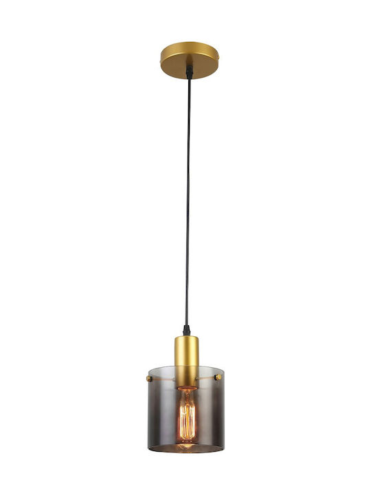 Rabalux Donati Pendant Light Single-Light for Socket E27 Bronze