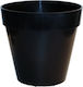 Round pot "DECO" Black No 1