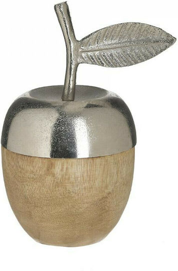 Inart Διακοσμητικό Μήλο από Αλουμίνιο 11x9x17cm Inart Διακοσμητικό Μήλο από Αλουμίνιο 11x9x17cm