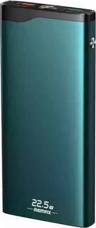 Remax RPP-129 Power Bank 20000mAh 22.5W με 2 Θύρες USB-A Πράσινο ...