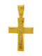 Q-Jewellery Damen Gold Kreuz 14K