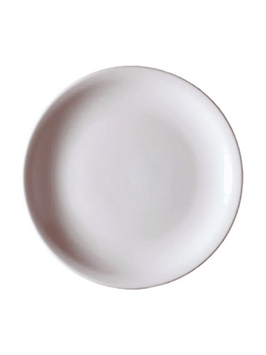 GTSA Plate Desert made of Porcelain White with Diameter 14cm