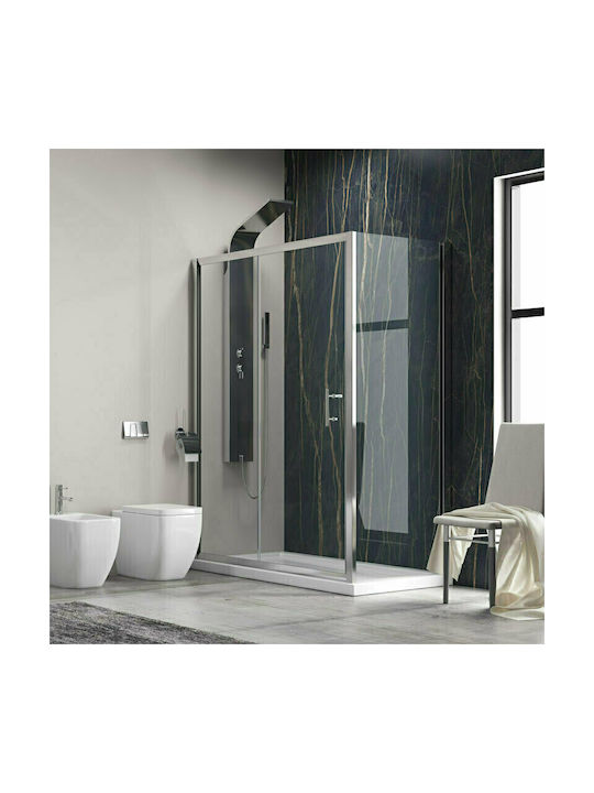 Karag Flora 500 SN-10 Cabin for Shower with Sliding Door 110x80x190cm Clear Glass