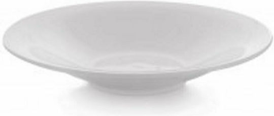 GTSA Milano Plate Soup made of Porcelain White with Diameter 31cm 3pcs