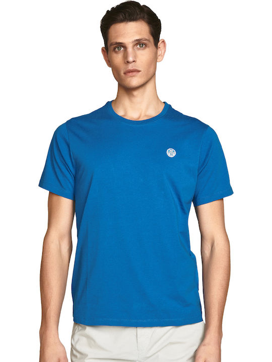 North Sails T-shirt Bărbătesc cu Mânecă Scurtă Albastru 692530-0760