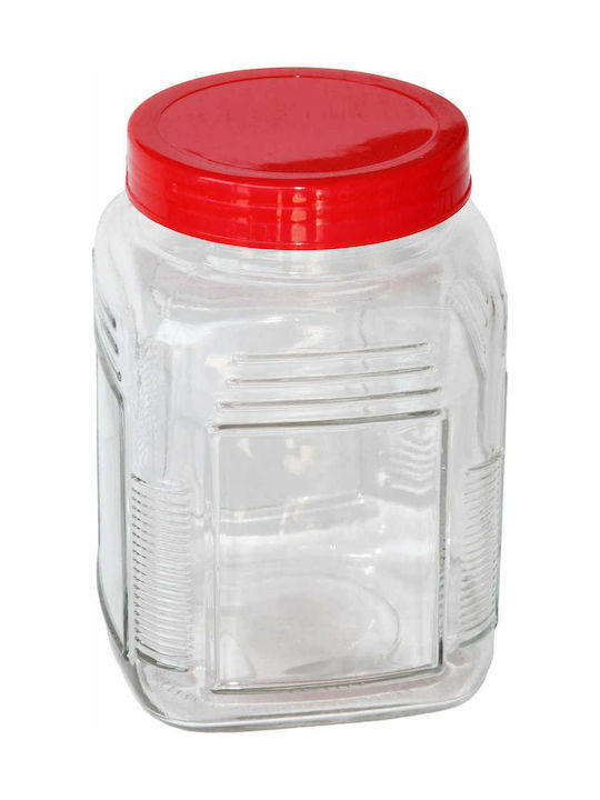 Viosarp Glass General Use Vase with Lid 1000ml