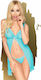 Penthouse After Sunset Sexy Set mit Robe Blue