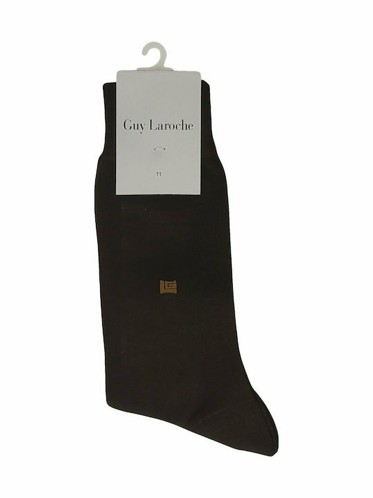Guy Laroche Bărbați Șosete Maro 1Pachet