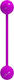 Pretty Love Kegel Ball III Bile vaginale Violet