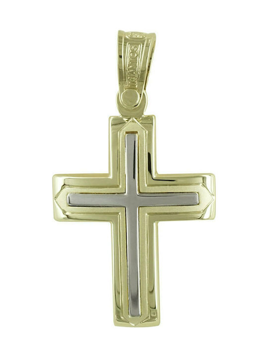 Triantos Men's Gold Cross 14K