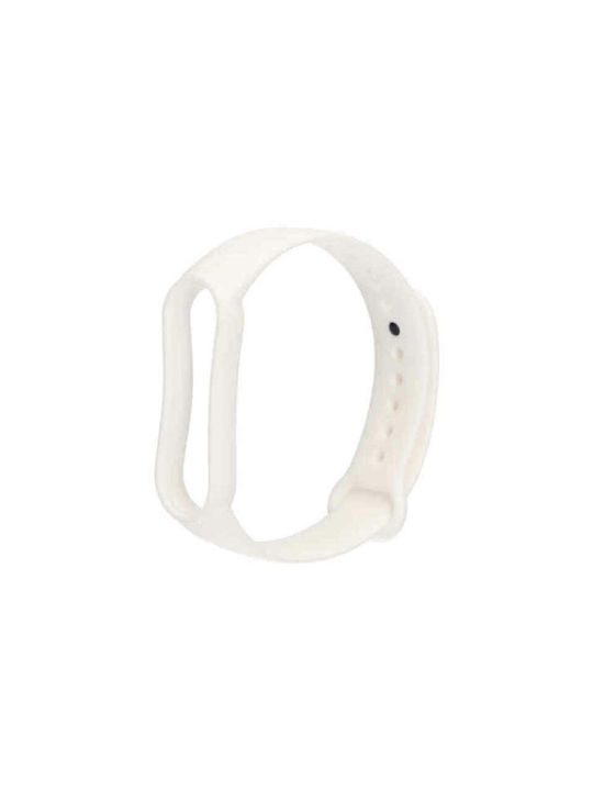 Contact Strap Silicone with Pin White (Mi Smart Band 5/Mi Smart Band 6) LXBAND5B