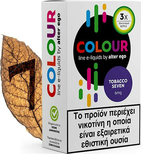 Alter eGo Lichid de Reumplere Gata Tobacco Seven cu Aromă de Fumat 18mg 10ml 3buc