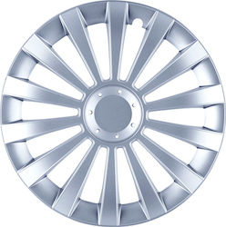 Jestic Hubcap Meridian 15" 1 Piece Silver 001-21728