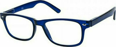 Eyelead E145 Unisex Reading Glasses +0.75 Blue