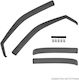 Farad Set of Windbreakers Front and Rear Car for Opel Crossland X 4pcs