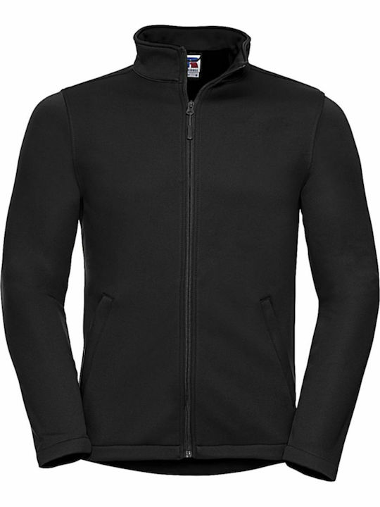 Russell Europe Smart Unisex Διαφημιστική Ζακέτα Μακρυμάνικη σε Μαύρο Χρώμα