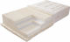 Imperial Strom Nobel Futon Halb-Doppel Ergonomisch Matratze Latex / Schaum 130x200x23cm
