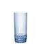 Max Home America 20s Set of Glasses Water made of Glass Saphire Blue 490ml 6pcs