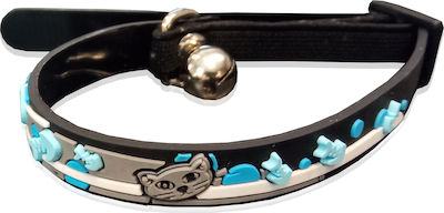 Pet Interest Happy Cat Cat Collar Black 10mm x 30cm