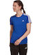 Adidas Women's Athletic T-shirt Blue