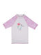 Slipstop Little Mermaid UV Shirt swimsuit Kids Swimwear Rashguard Pink