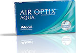 Air Optix Aqua 6 Μηνιαίοι Φακοί Επαφής Σιλικόνης Υδρογέλης
