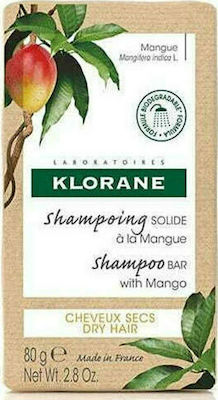 Klorane Mango Solide Shampoos Feuchtigkeit für Trockenes Haar 1x80gr