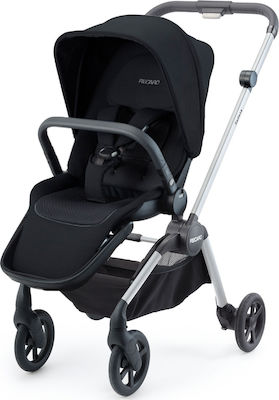 Recaro Sadena Adjustable Baby Stroller Suitable for Newborn Silver-Night Black 11kg