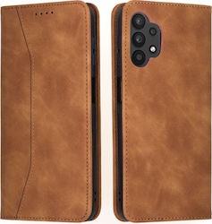 Bodycell PU Leather Synthetic Leather Wallet Brown (Galaxy A52 / A52s)