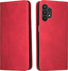 Bodycell PU Leather Synthetic Leather Wallet Red (Galaxy A52 / A52s)