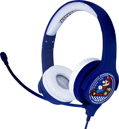 OTL Mario Kart On Ear Multimedia Ακουστικά με μικρόφωνο και σύνδεση 3.5mm Jack σε Μπλε χρώμα