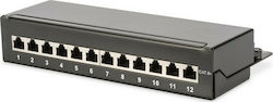 Digitus Panou de Conexiune Ecranat pentru Rack 1U DN-91612SD-EA