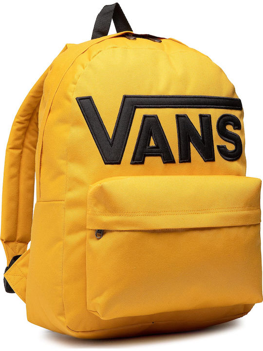 Vans Old Skool Drop Goldener Glanz Schulranzen Rucksack Junior High-High School in Gelb Farbe 22Es