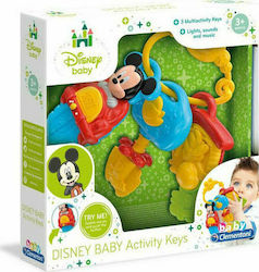 Clementoni Baby Toy Activity Keys Mickey Mouse for 3++ Months