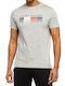 Tommy Hilfiger T-shirt Bărbătesc cu Mânecă Scurtă Gri MW0MW21008-P91