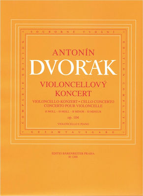 Barenreiter Dvorak - Concerto In B Minor for Cello & Piano Reduction Παρτιτούρα για Τσέλο