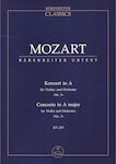 Barenreiter Mozart- Violin Concerto Nr.5 in A Major KV219 Παρτιτούρα για Βιολί