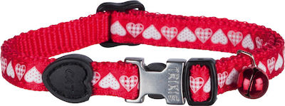 Trixie 41905 Cat Collar Καρδούλες Red